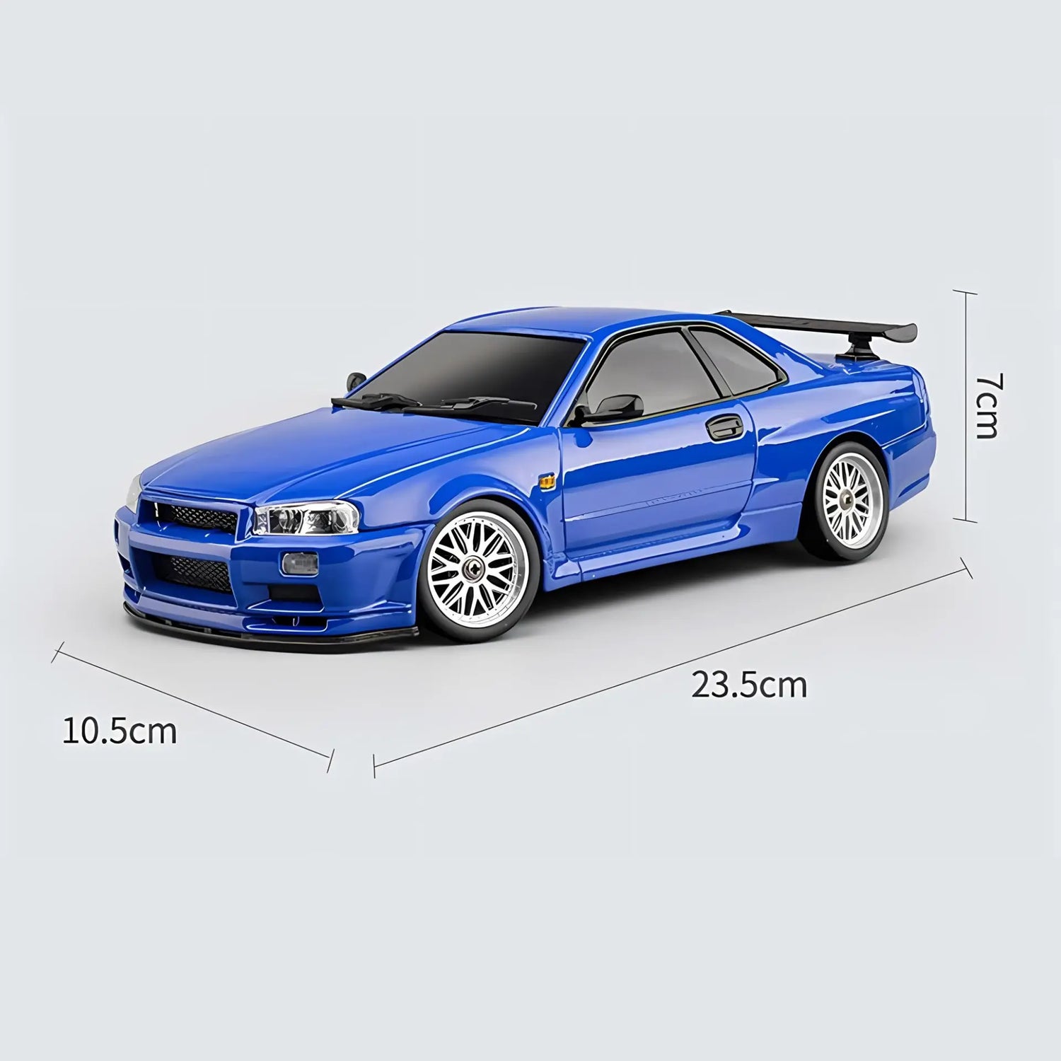 LDRC 1899/A99 Auto Telecomandata da Drift Nissan GTR R34 2.4Ghz RWD